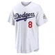 Enrique Hernandez ＃8 Los Angeles Dodgers Limited Youth Gold White 2026 Collection Stadium Jersey