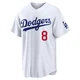 Enrique Hernandez ＃8 Los Angeles Dodgers Limited Youth White Home Stadium Jersey
