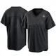 Enrique Hernandez ＃8 Los Angeles Dodgers Replica Men's Black Pitch Fashion 2024 World Series Jersey