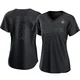 Enrique Hernandez ＃8 Los Angeles Dodgers Replica Women's Black Pitch Fashion 2024 World Series Jersey