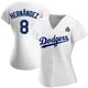 Enrique Hernandez ＃8 Los Angeles Dodgers Replica Women's White Home 2024 World Series Jersey