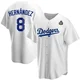 Enrique Hernandez ＃8 Los Angeles Dodgers Replica Youth White Home 2024 World Series Jersey
