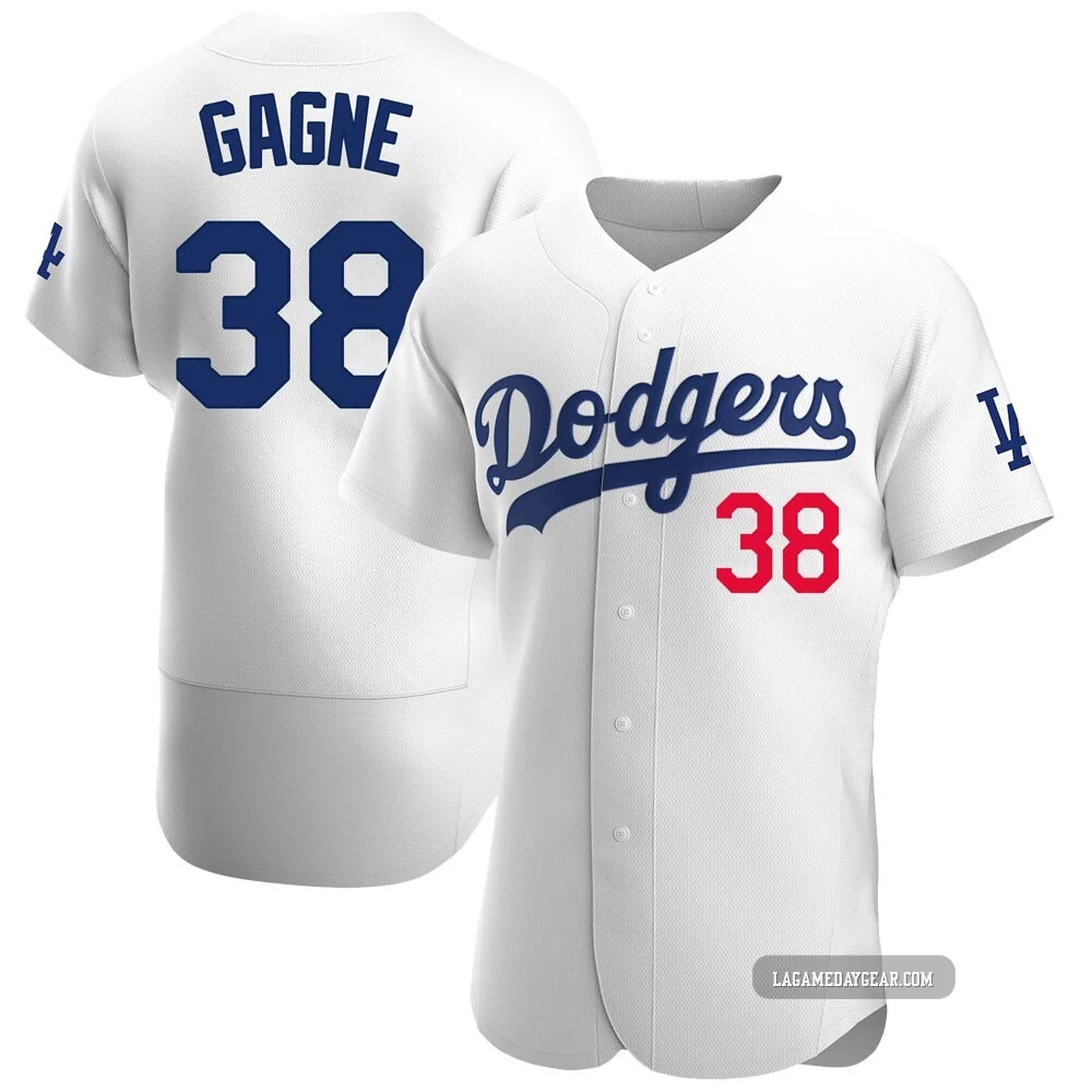 Eric Gagne ＃38 Los Angeles Dodgers Authentic Men's White Home Jersey