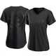 Eric Gagne ＃38 Los Angeles Dodgers Authentic Women's Black Pitch Fashion Jersey