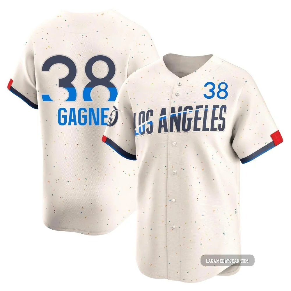 Eric Gagne ＃38 Los Angeles Dodgers Limited Youth Cream 2024 City Connect Jersey