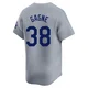 Eric Gagne ＃38 Los Angeles Dodgers Limited Youth Gray Away Jersey