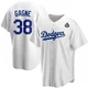 Eric Gagne ＃38 Los Angeles Dodgers Replica Men's White Home 2024 World Series Jersey