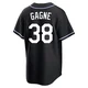 Eric Gagne ＃38 Los Angeles Dodgers Replica Youth Black Fashion Out Jersey