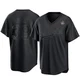Eric Gagne ＃38 Los Angeles Dodgers Replica Youth Black Pitch Fashion 2024 World Series Jersey