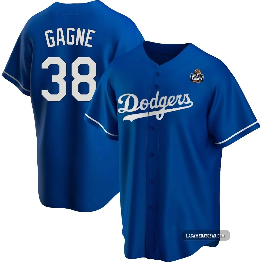Eric Gagne ＃38 Los Angeles Dodgers Replica Youth Royal Alternate 2024 World Series Jersey