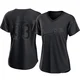 Eric Lauer ＃33 Los Angeles Dodgers Authentic Women's Black Pitch Fashion Jersey