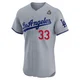 Eric Lauer ＃33 Los Angeles Dodgers Elite Men's Gray Road 2024 World Series Jersey