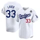 Eric Lauer ＃33 Los Angeles Dodgers Limited Men's White Home 2024 World Series Jersey