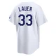 Eric Lauer ＃33 Los Angeles Dodgers Limited Men's White Home Stadium Jersey
