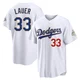 Eric Lauer ＃33 Los Angeles Dodgers Limited Youth Gold White 2026 Collection Stadium Jersey