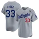 Eric Lauer ＃33 Los Angeles Dodgers Limited Youth Gray Away 2024 World Series Jersey