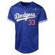 Eric Lauer ＃33 Los Angeles Dodgers Limited Youth Royal Alternate 2024 World Series Jersey