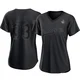 Eric Lauer ＃33 Los Angeles Dodgers Replica Women's Black Pitch Fashion 2024 World Series Jersey