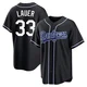 Eric Lauer ＃33 Los Angeles Dodgers Replica Youth Black Fashion Out Jersey