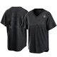 Eric Lauer ＃33 Los Angeles Dodgers Replica Youth Black Pitch Fashion 2024 World Series Jersey