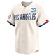 Esteury Ruiz ＃27 Los Angeles Dodgers Limited Men's Cream 2024 City Connect Jersey