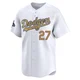 Esteury Ruiz ＃27 Los Angeles Dodgers Limited Men's Gold White 2025 Collection Jersey