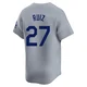 Esteury Ruiz ＃27 Los Angeles Dodgers Limited Men's Gray Away Jersey
