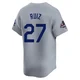 Esteury Ruiz ＃27 Los Angeles Dodgers Limited Men's Gray Away World Series Champions Jersey