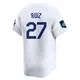 Esteury Ruiz ＃27 Los Angeles Dodgers Limited Men's White 2024 World Tour Seoul Series Home Jersey