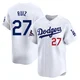 Esteury Ruiz ＃27 Los Angeles Dodgers Limited Men's White Home 2024 World Series Champions Jersey