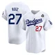 Esteury Ruiz ＃27 Los Angeles Dodgers Limited Men's White Home 2024 World Series Jersey