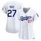 Esteury Ruiz ＃27 Los Angeles Dodgers Limited Women's White Home Jersey