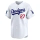 Esteury Ruiz ＃27 Los Angeles Dodgers Limited Youth White 2024 World Tour Seoul Series Home Jersey