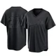 Esteury Ruiz ＃27 Los Angeles Dodgers Replica Men's Black Pitch Fashion Jersey