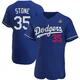 Gavin Stone ＃35 Los Angeles Dodgers Authentic Men's Royal Alternate 2024 World Series Jersey