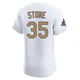Gavin Stone ＃35 Los Angeles Dodgers Elite Men's Gold White 2025 Collection Jersey