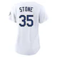 Gavin Stone ＃35 Los Angeles Dodgers Limited Women's Gold White 2026 Collection Stadium Jersey