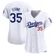 Gavin Stone ＃35 Los Angeles Dodgers Limited Women's White Home Jersey