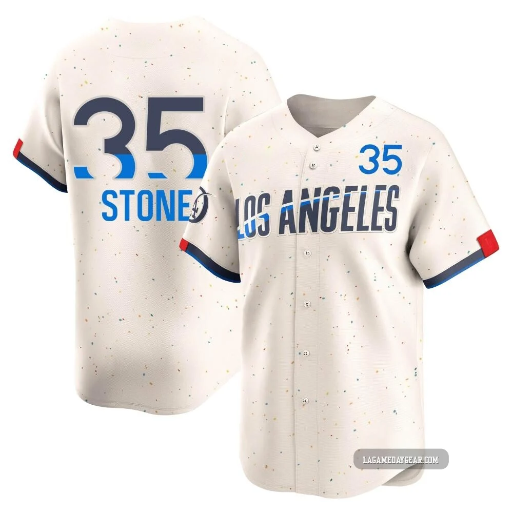 Gavin Stone ＃35 Los Angeles Dodgers Limited Youth Cream 2024 City Connect Jersey