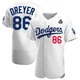 Jack Dreyer ＃86 Los Angeles Dodgers Authentic Men's White Home Official 2024 World Series Jersey