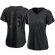 Jack Dreyer ＃86 Los Angeles Dodgers Authentic Women's Black Pitch Fashion Jersey