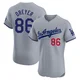 Jack Dreyer ＃86 Los Angeles Dodgers Elite Men's Gray Road Jersey