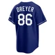 Jack Dreyer ＃86 Los Angeles Dodgers Limited Men's Royal Alternate Stadium Jersey
