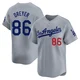 Jack Dreyer ＃86 Los Angeles Dodgers Limited Youth Gray Away Jersey