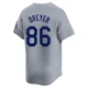 Jack Dreyer ＃86 Los Angeles Dodgers Limited Youth Gray Away Jersey