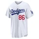 Jack Dreyer ＃86 Los Angeles Dodgers Limited Youth White Home Stadium Jersey