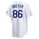 Jack Dreyer ＃86 Los Angeles Dodgers Limited Youth White Home Stadium Jersey
