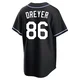Jack Dreyer ＃86 Los Angeles Dodgers Replica Men's Black Fashion Out Jersey