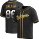 Jack Dreyer ＃86 Los Angeles Dodgers Replica Youth Gold Black en Alternate Jersey