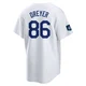 Jack Dreyer ＃86 Los Angeles Dodgers Replica Youth White 2024 World Tour Seoul Series Home Jersey